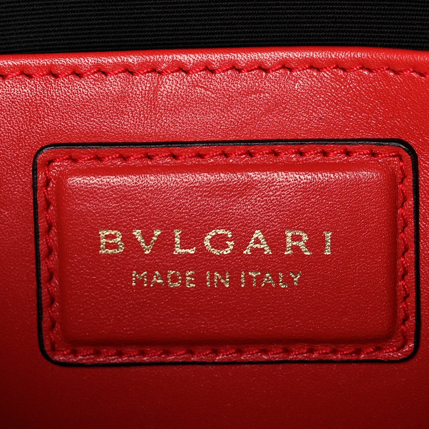 Calfskin Serpenti Forever Flap Clutch Ruby Red