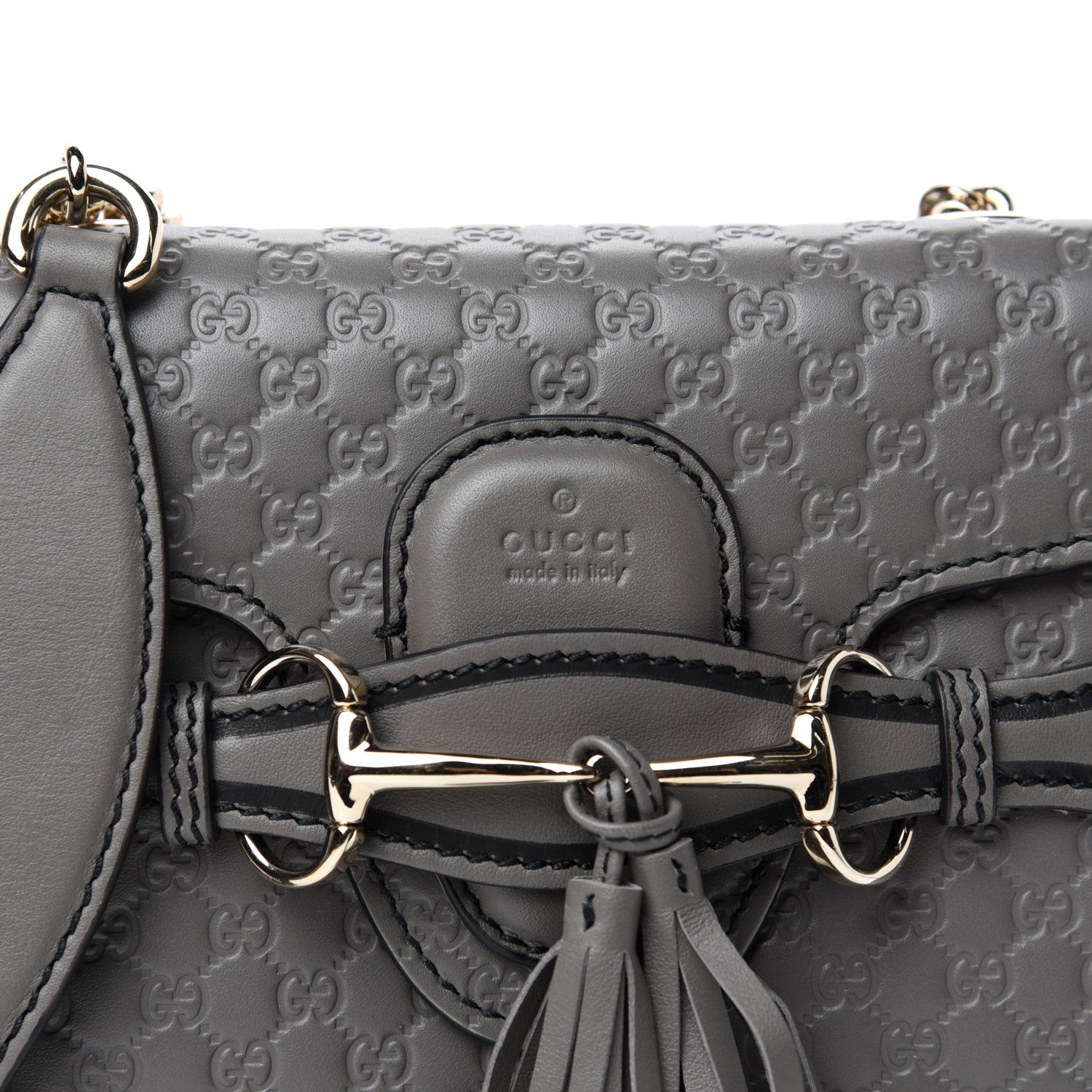 Gucci Soft Microguccissima Mini Emily Chain Shoulder Bag Loess 10 of 10