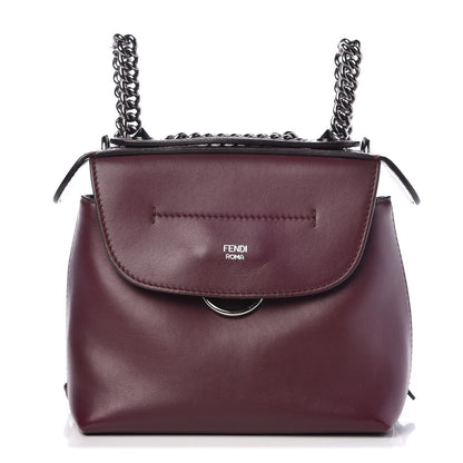 Fendi Vitello Century Opaco Mini Back to School Backpack Bordeaux 1 of 12