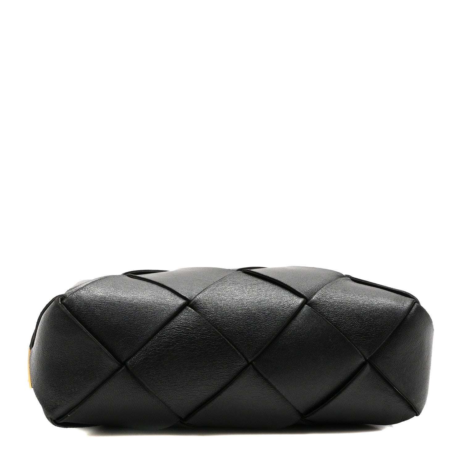 Bottega Veneta Lambskin Maxi Intrecciato Small Cassette Camera Bag Black 4 of 10