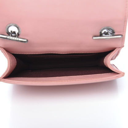 Chanel Lambskin Plexiglass Boy Brick Flap Pink 4 of 10