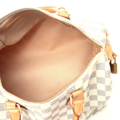 Louis Vuitton Damier Azur Speedy 30 5 of 13