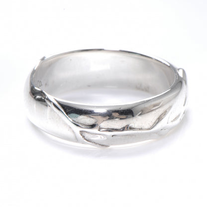Tiffany Sterling Silver Nature Rose Ring 8 6 of 7