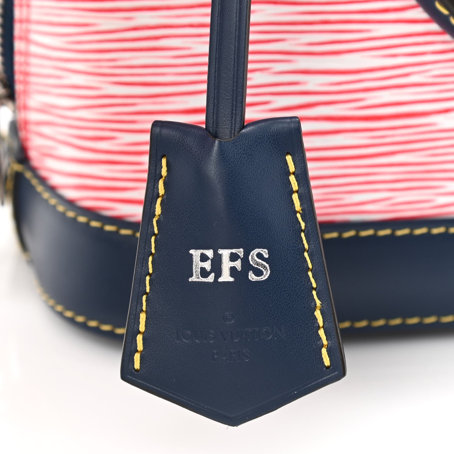Louis Vuitton Epi Alma BB Denim Red 11 of 11