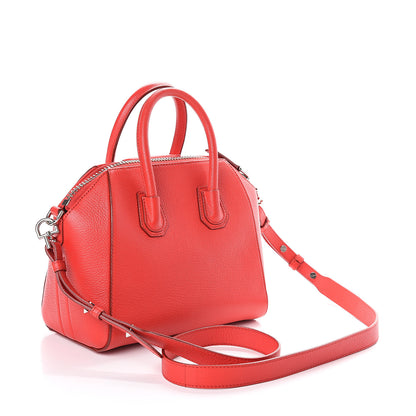 Givenchy Sugar Goatskin Mini Antigona Medium Red 2 of 8