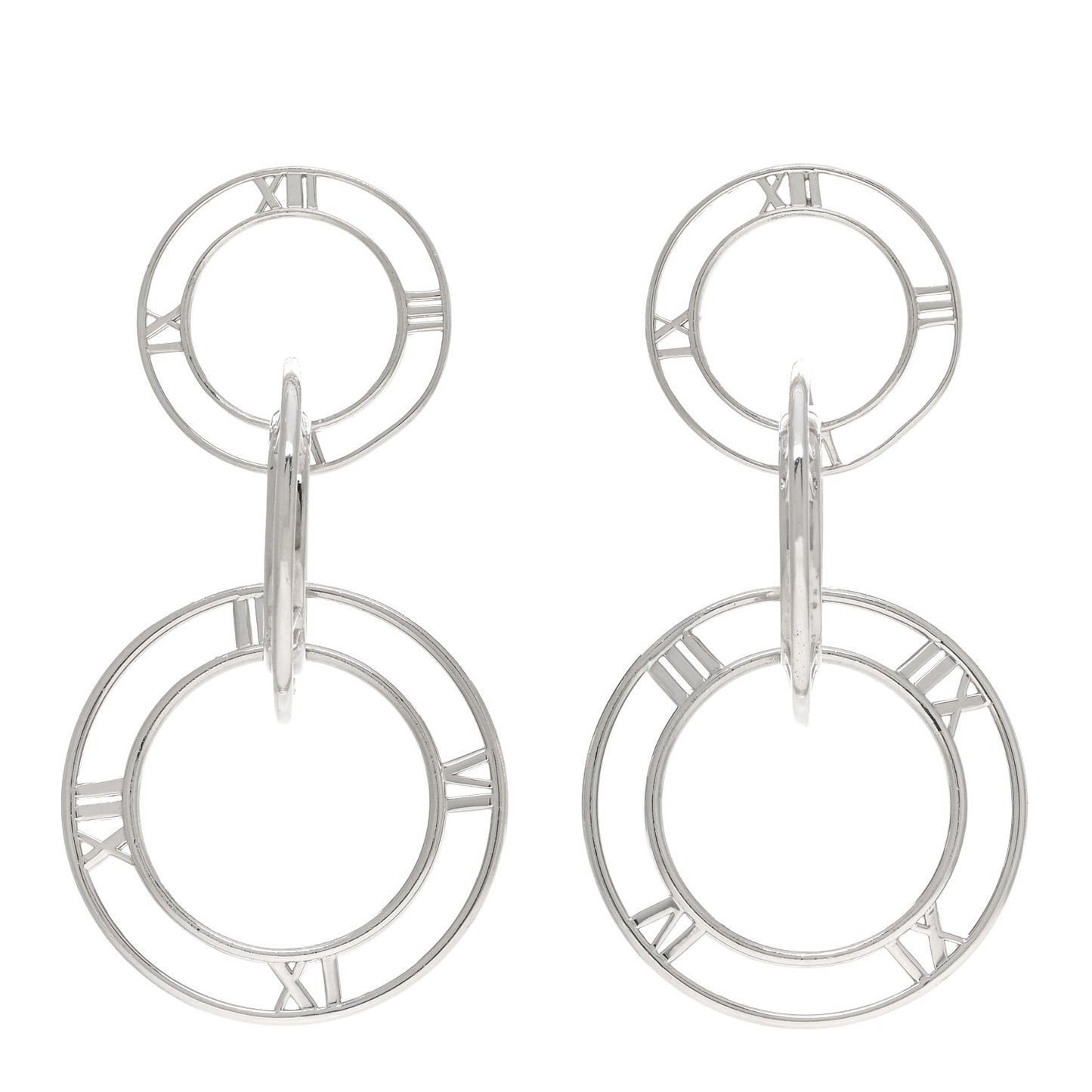 Sterling Silver Atlas Triple Drop Earrings