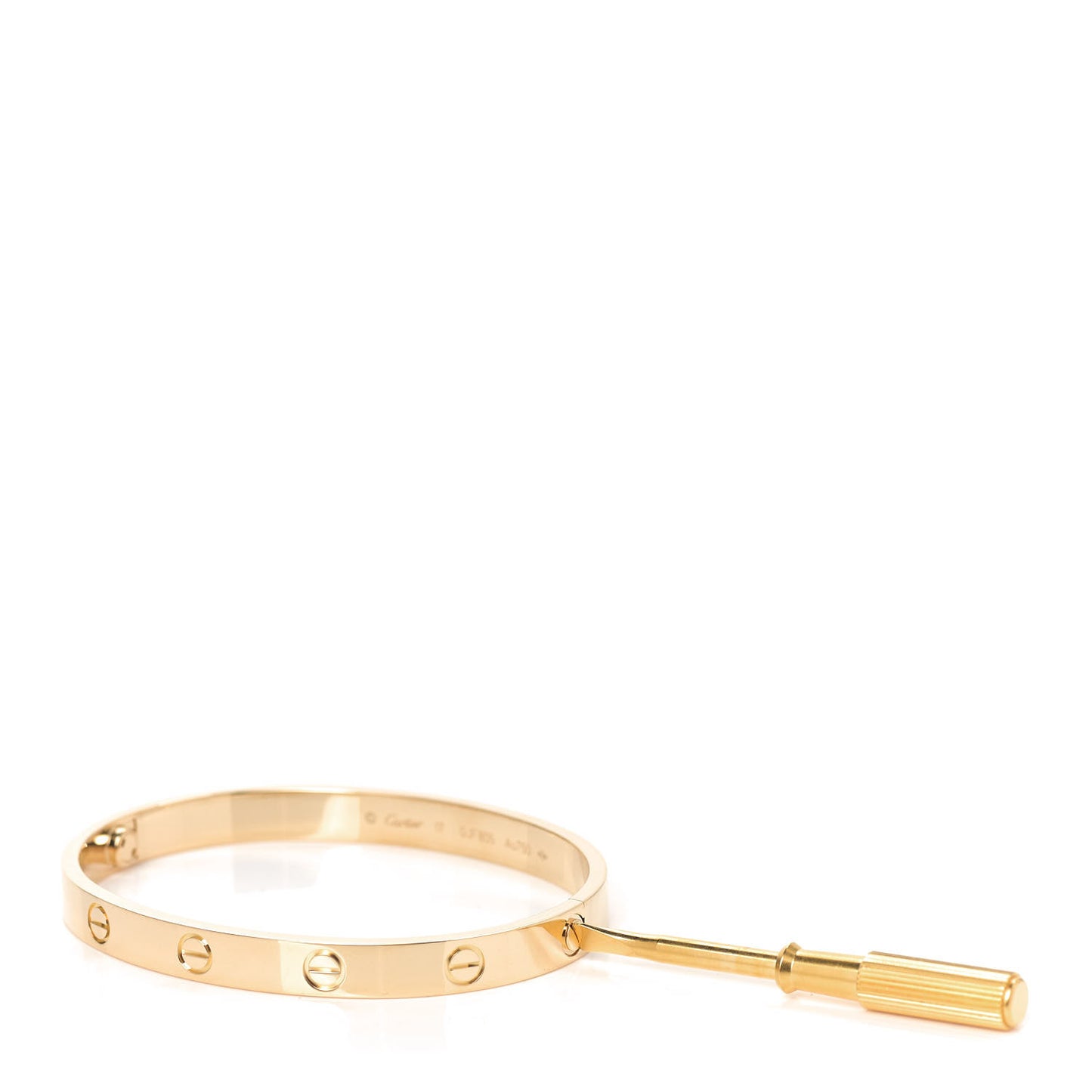 18K Yellow Gold LOVE Bracelet 17