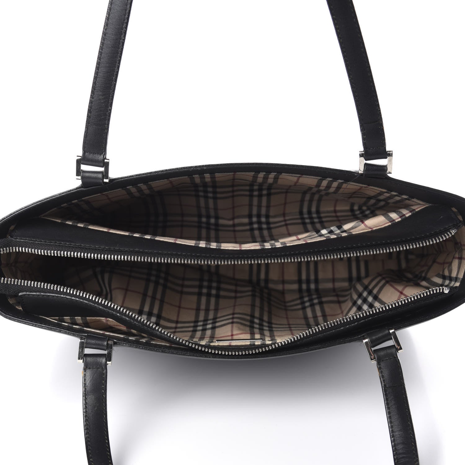 Burberry Calfskin Tote Black 5 of 12