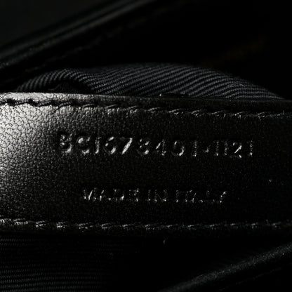 Saint Laurent Calfskin Y Quilted Monogram Toy Loulou Crossbody Bag Black 7 of 11