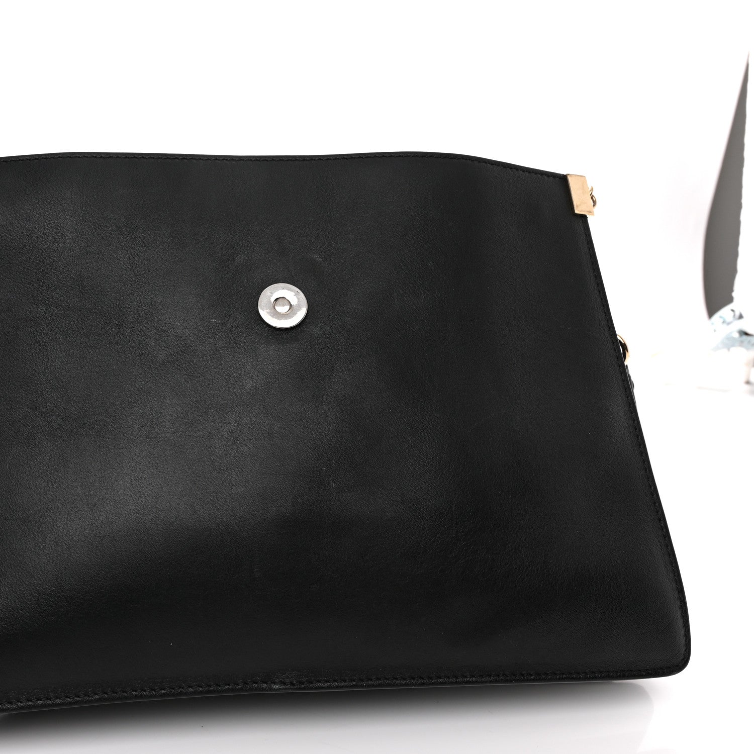 Chloe Suede Calfskin Medium Faye Shoulder Bag Black 10 of 12