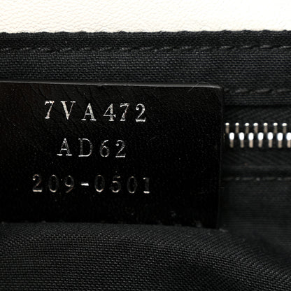 Fendi X JOSHUA VIDES Nappa FF Embossed Belt Baguette Bag White Black 7 of 11