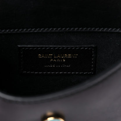 Saint Laurent Smooth Calfskin Mini Classic Monogram Kaia Belt Black 5 of 15