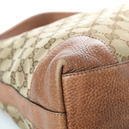 Gucci Monogram Old Libeccio Small Miss GG Hobo Beige Ebony Light Brown 9 of 19