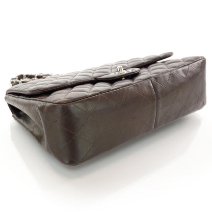 Chanel Lambskin Jumbo Single Flap Brown 4 of 10