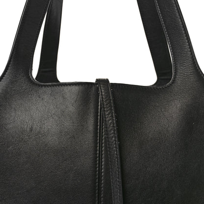 Celine Supple Natural Calfskin Medium Tri-Fold Bag Black 9 of 16