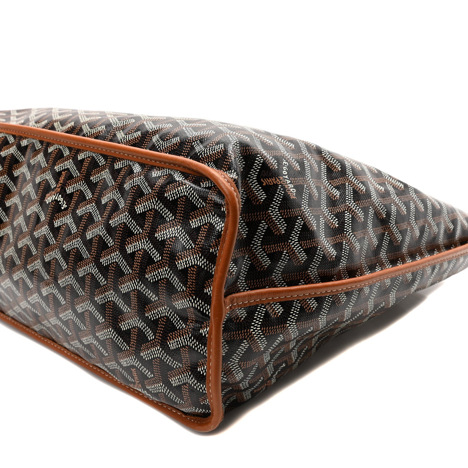 Goyard Goyardine Reversible Anjou PM Black Gold 15 of 17