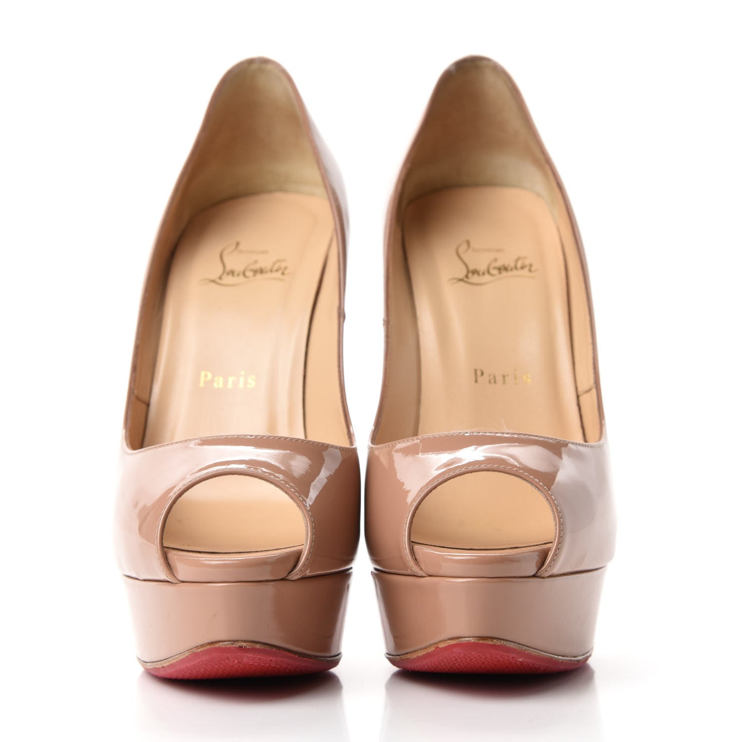 Patent Lady Peep 150 Pumps 39 Nude