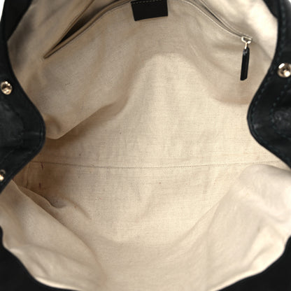 Gucci Guccissima Medium Sukey Tote Black 5 of 9