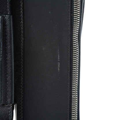 Prada Tessuto Nylon Saffiano Trolley Luggage Black 21 of 32