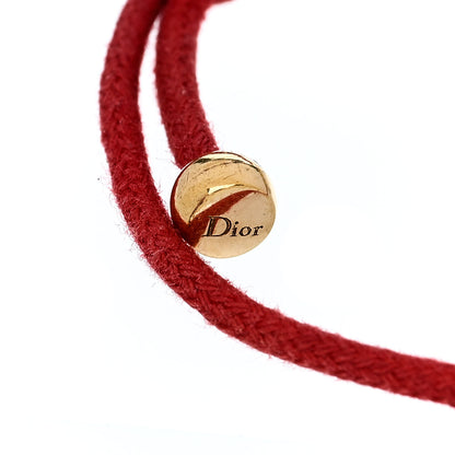 Christian Dior Pearl Diorelita Chinese New Year Ram Bracelet Red 4 of 4