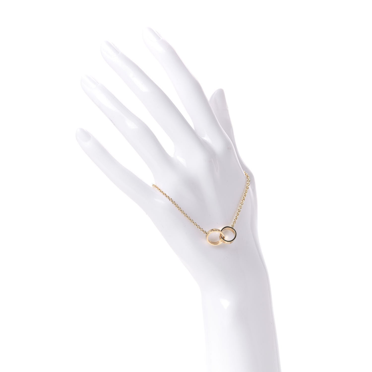 Cartier 18K Yellow Gold Interlocking LOVE Bracelet 2 of 6