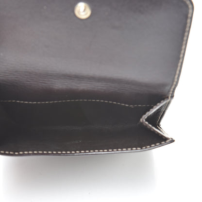 Gucci Calfskin Compact Britt Wallet Dark Brown 6 of 17