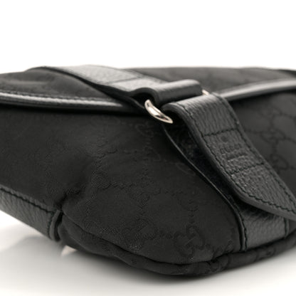 Gucci Nylon Monogram Waist Belt Bag  Black 9 of 10