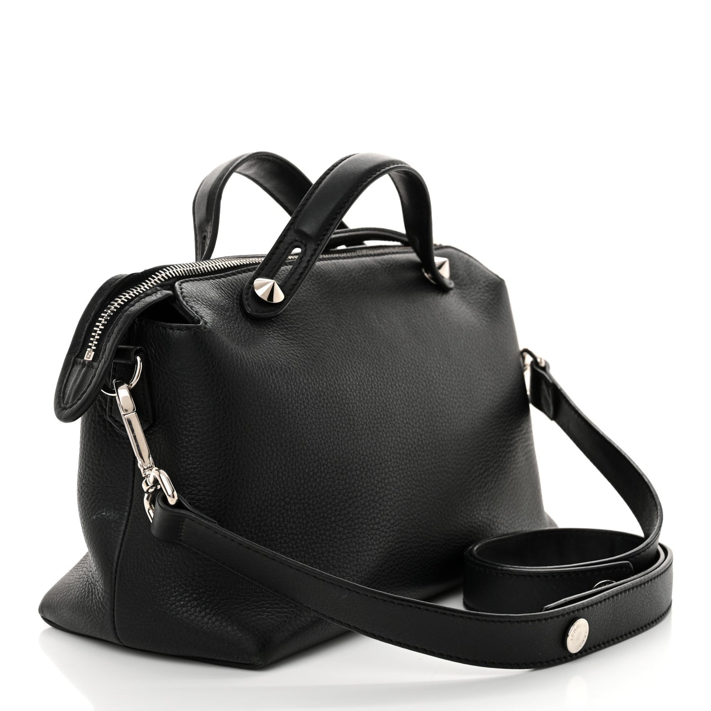 Vitello Dolce Medium By The Way Boston Bag Black