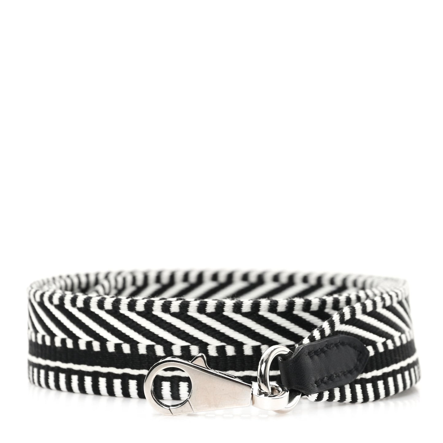 Toile Swift 25mm Sangle Cavale Shoulder Strap Black Ecru