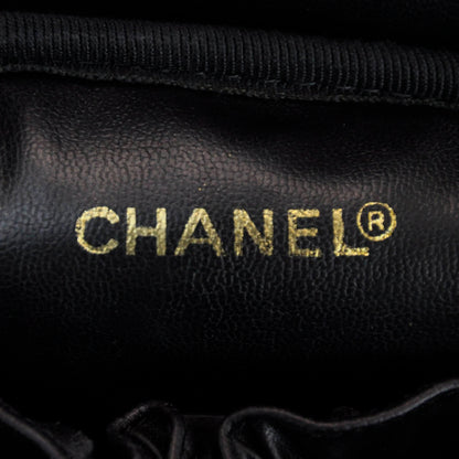 Chanel Lambskin Vanity Cosmetic Bag Black 7 of 9