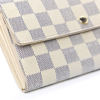 Louis Vuitton Damier Azur Sarah Wallet 9 of 14