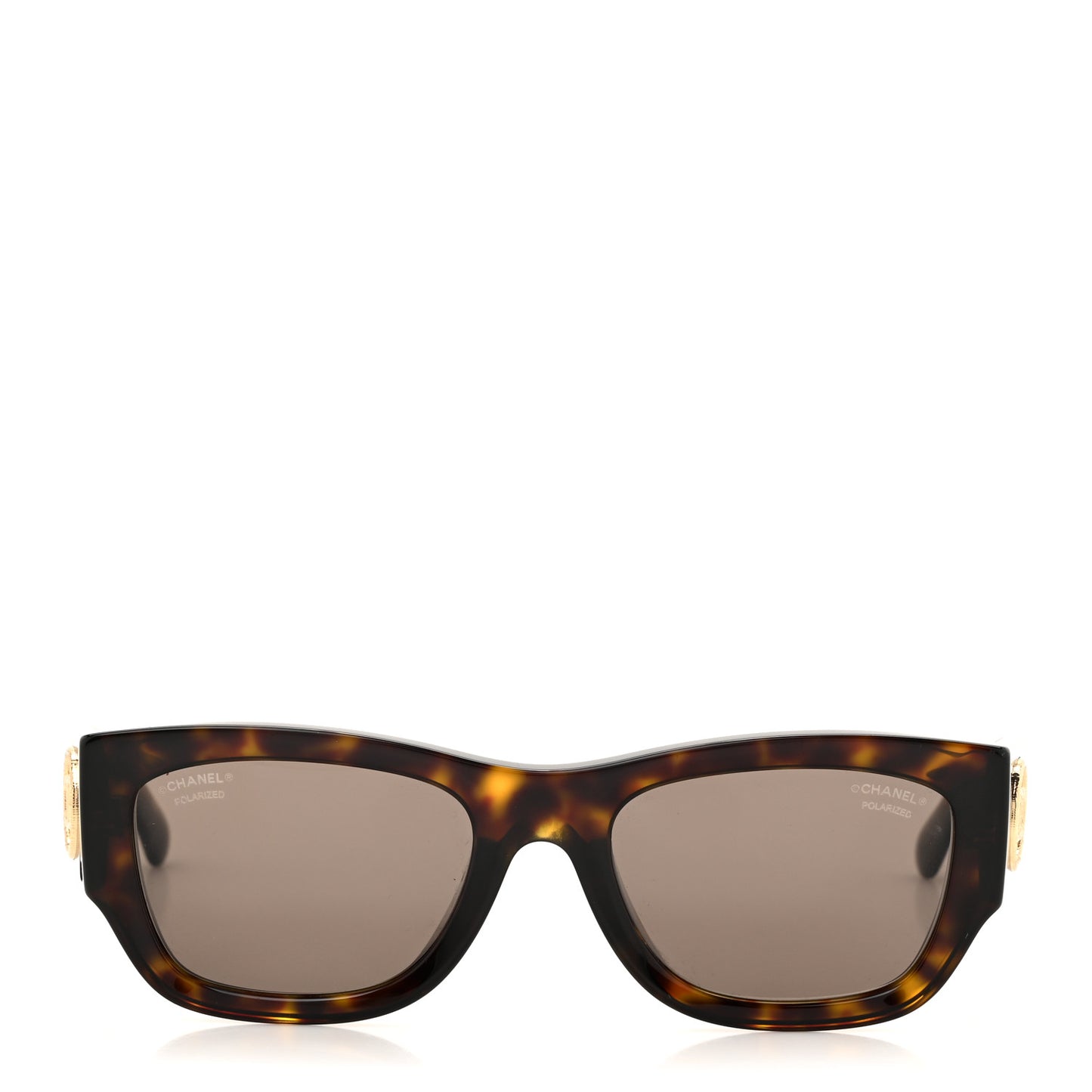 Acetate Rectangle Sunglasses 5507-A Tortoise
