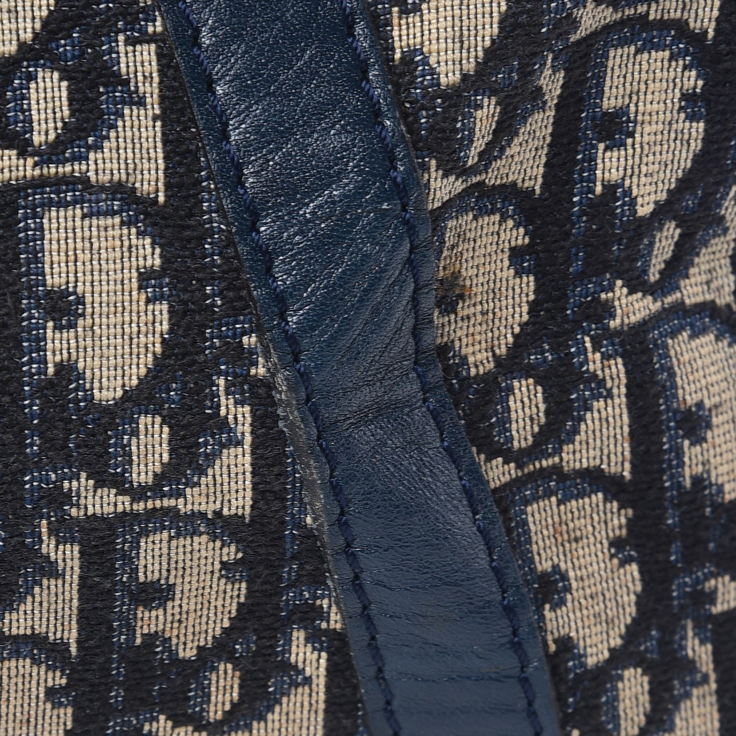 Christian Dior Monogram Boston Navy Blue 9 of 15