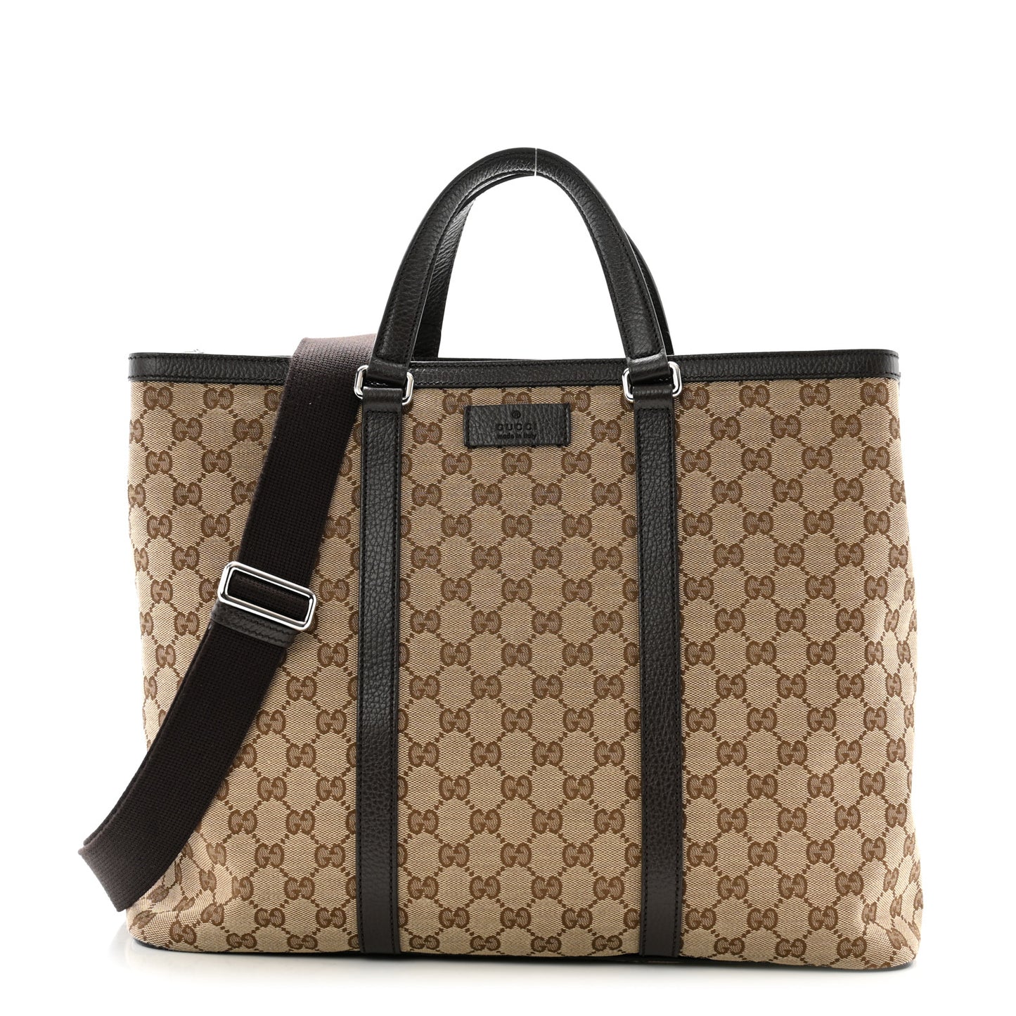 GG Monogram Large Joy Tote Bag Dark Brown