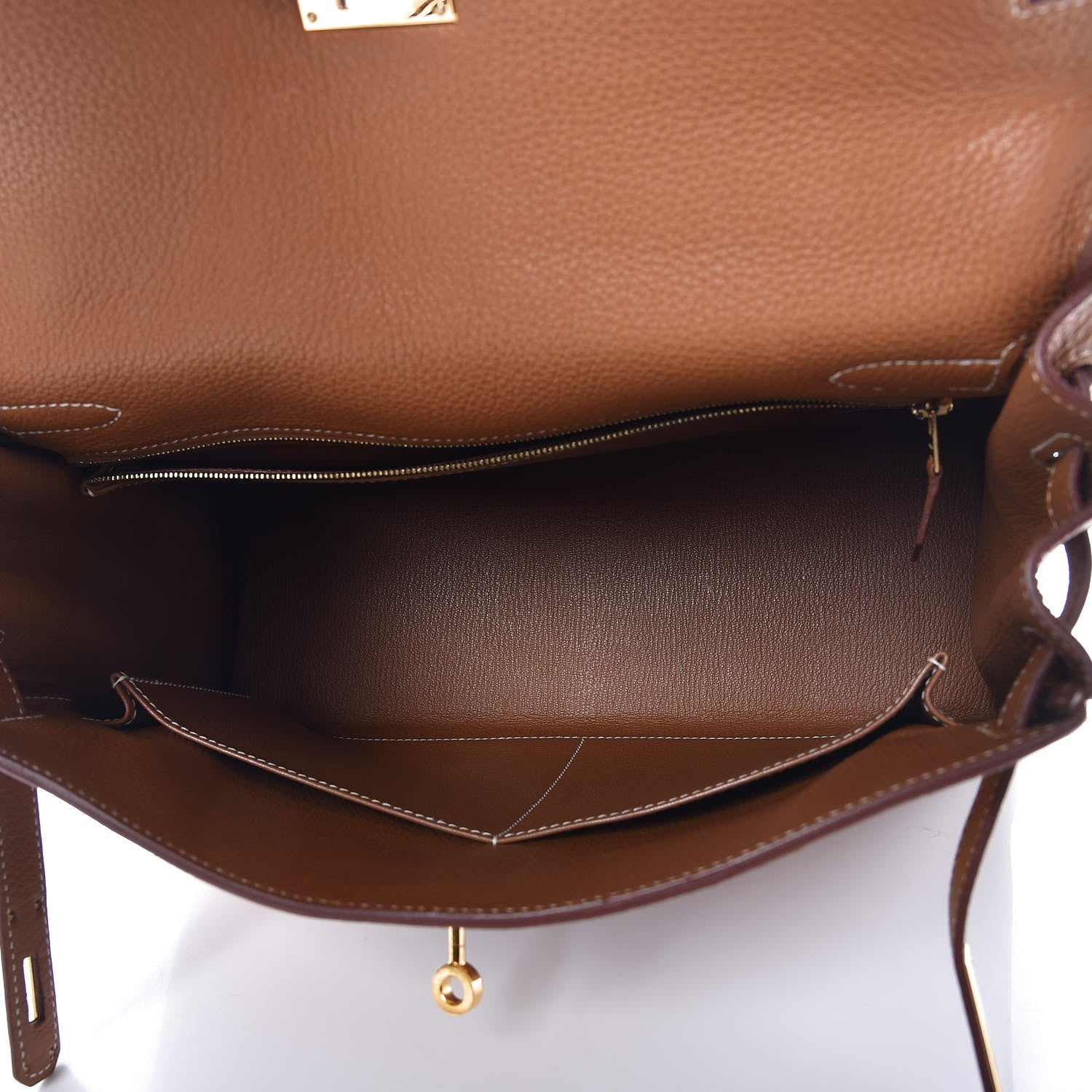 Hermes Togo Kelly Retourne 32 Gold 8 of 37