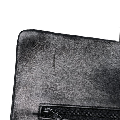 Chanel Lambskin Quilted Medium Double Flap Black 16 of 23