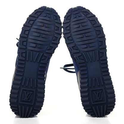 Louis Vuitton Suede Run Away Sneakers 38 Blue 6 of 9