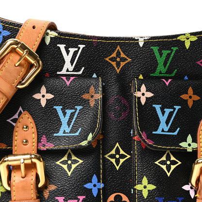 Louis Vuitton Monogram Multicolor Lodge GM Black 7 of 9