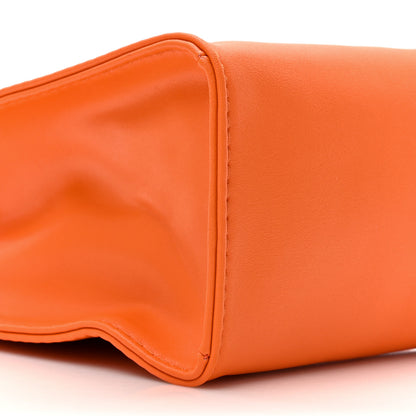 Telfar Vegan Leather Small Shopping Bag Orange 9 of 9