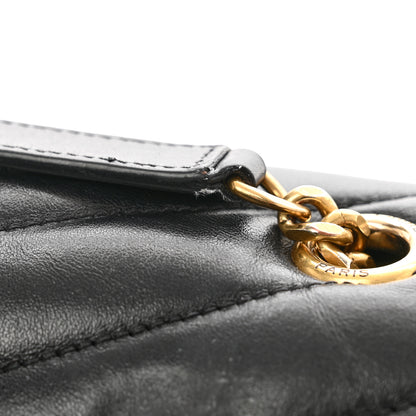 Saint Laurent Calfskin Y Quilted Monogram Medium Loulou Chain Satchel Black 12 of 12