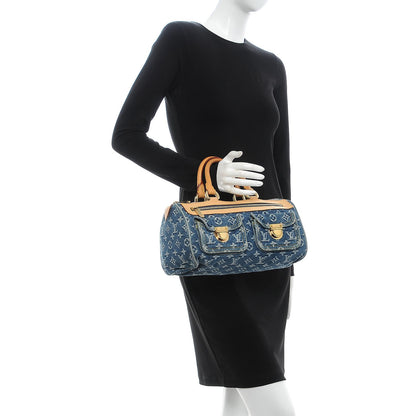 Louis Vuitton Monogram Denim Neo Speedy Blue 2 of 8