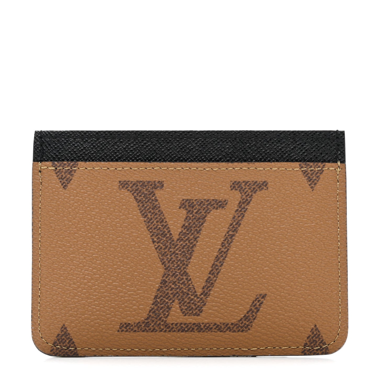 Reverse Monogram Side Up Card Holder