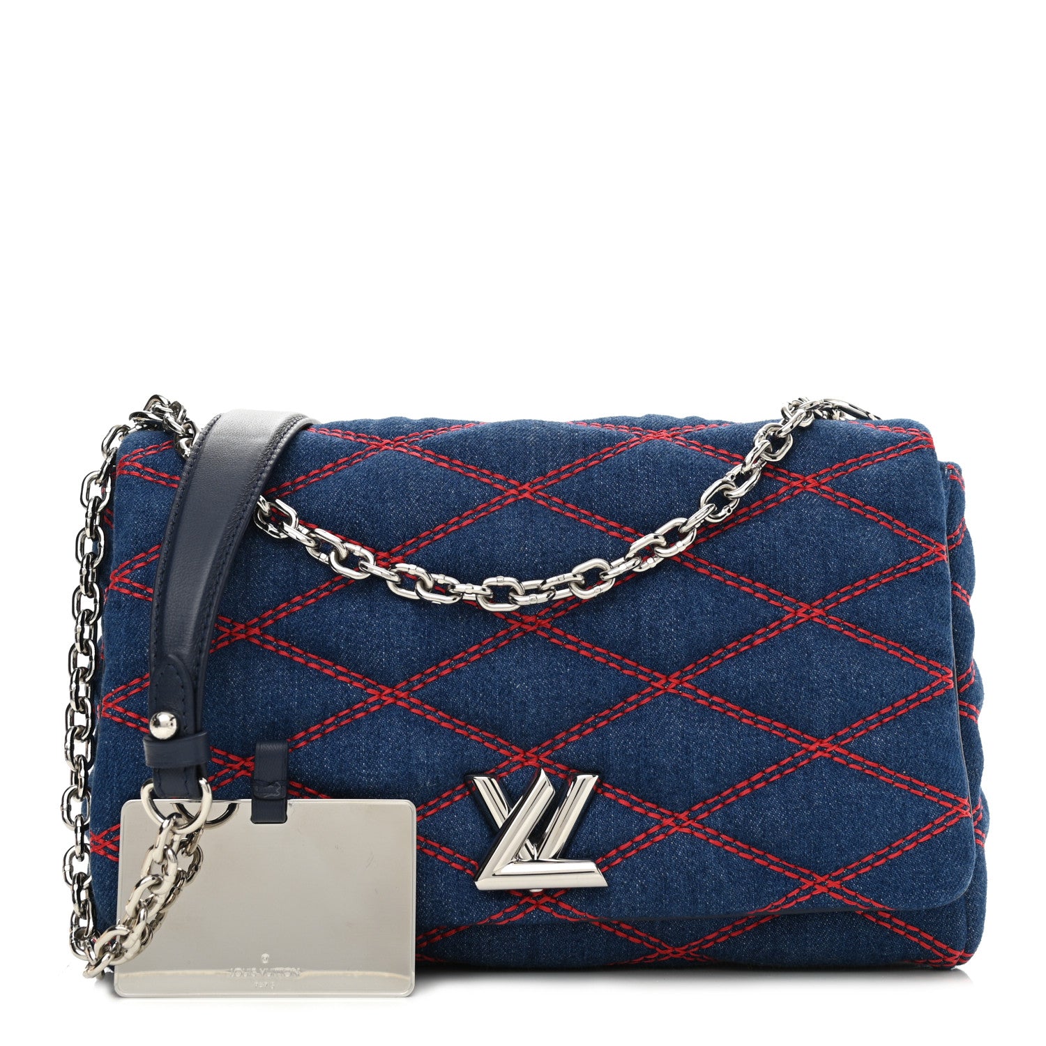 Louis Vuitton Denim Malletage GO-14 MM Denim Dark 1 of 10