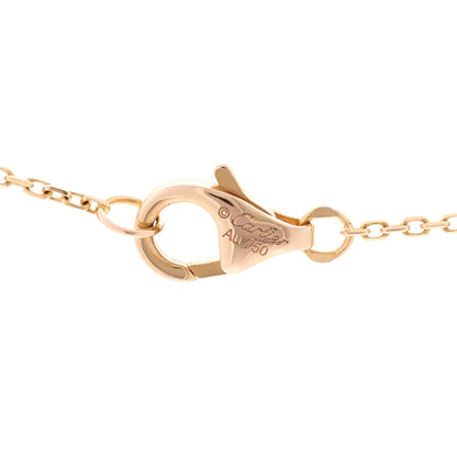 Cartier 18K Pink Gold Diamond Carnelian XS Amulette de Cartier Pendant Necklace 4 of 4