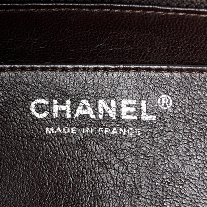Chanel Caviar Quilted Jumbo Single Flap Dark Brown 6 of 15