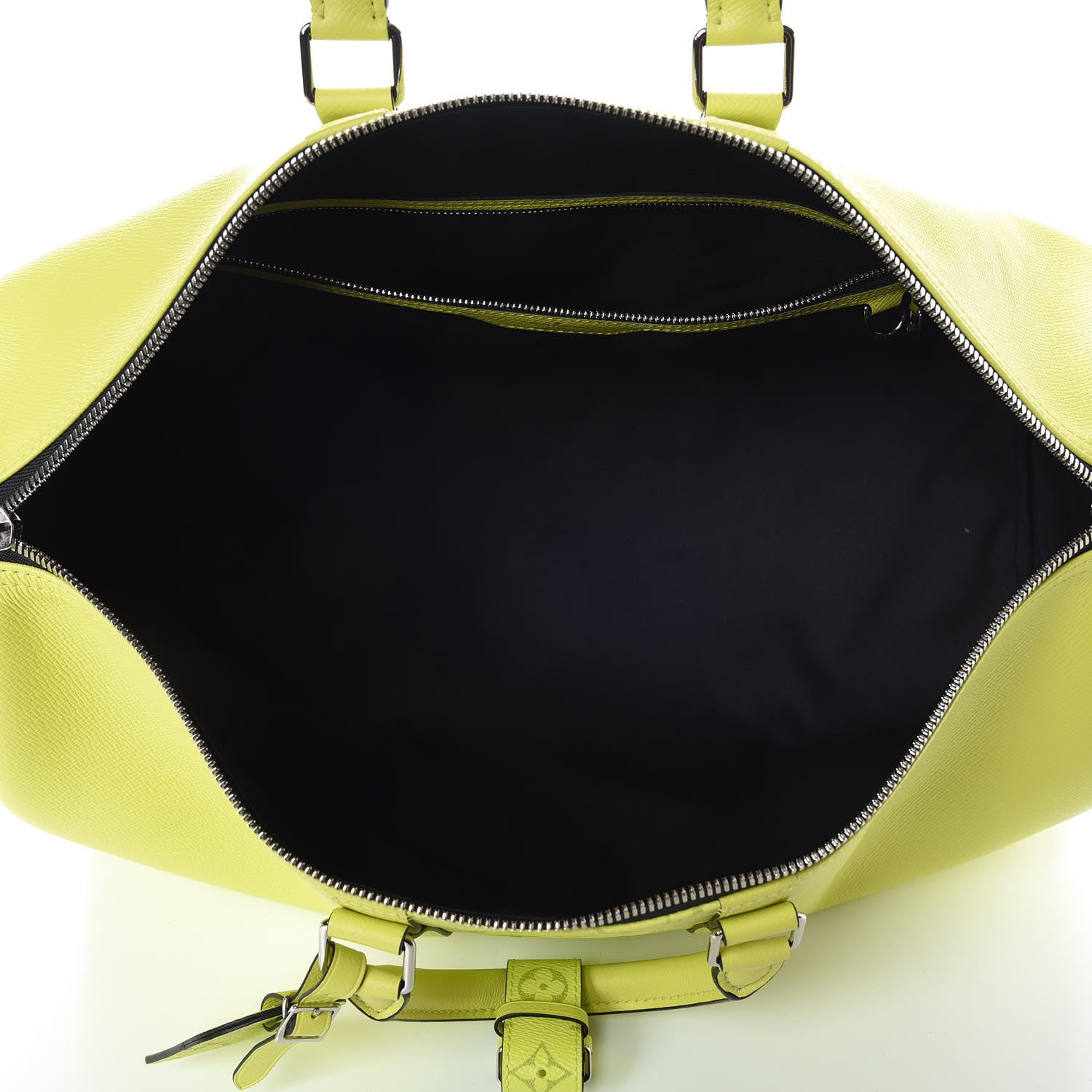 Louis Vuitton Monogram Taiga Keepall Bandouliere 50 Yellow 5 of 10
