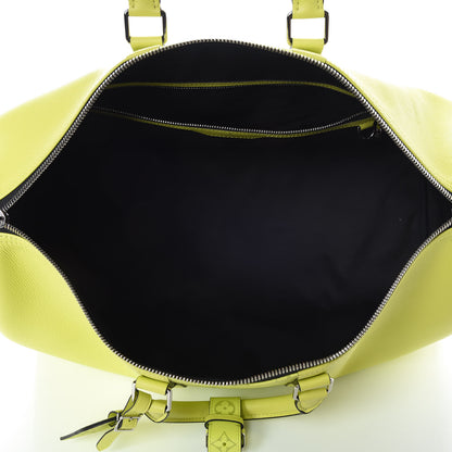 Louis Vuitton Monogram Taiga Keepall Bandouliere 50 Yellow 5 of 10