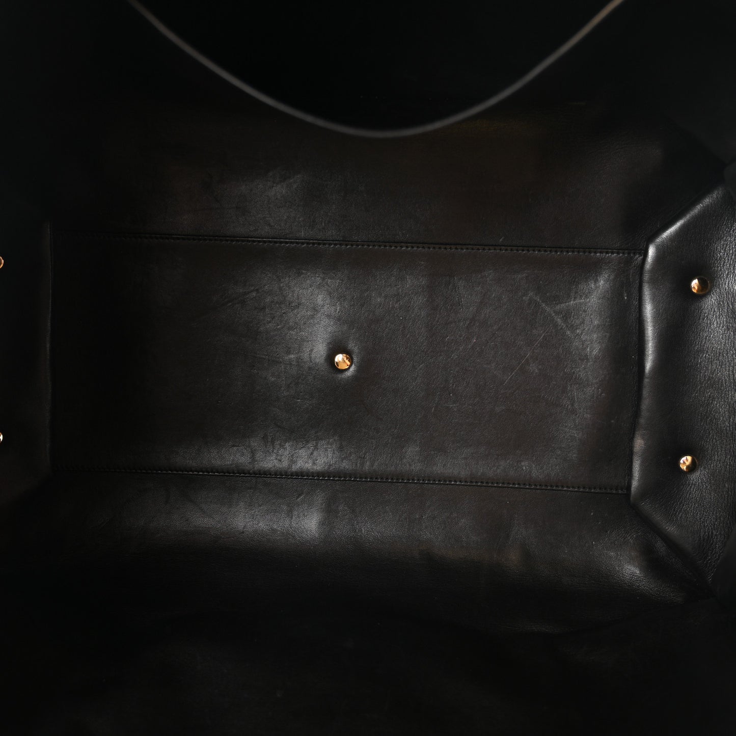 Metallic Calfskin Geo Margaux Bag Gold