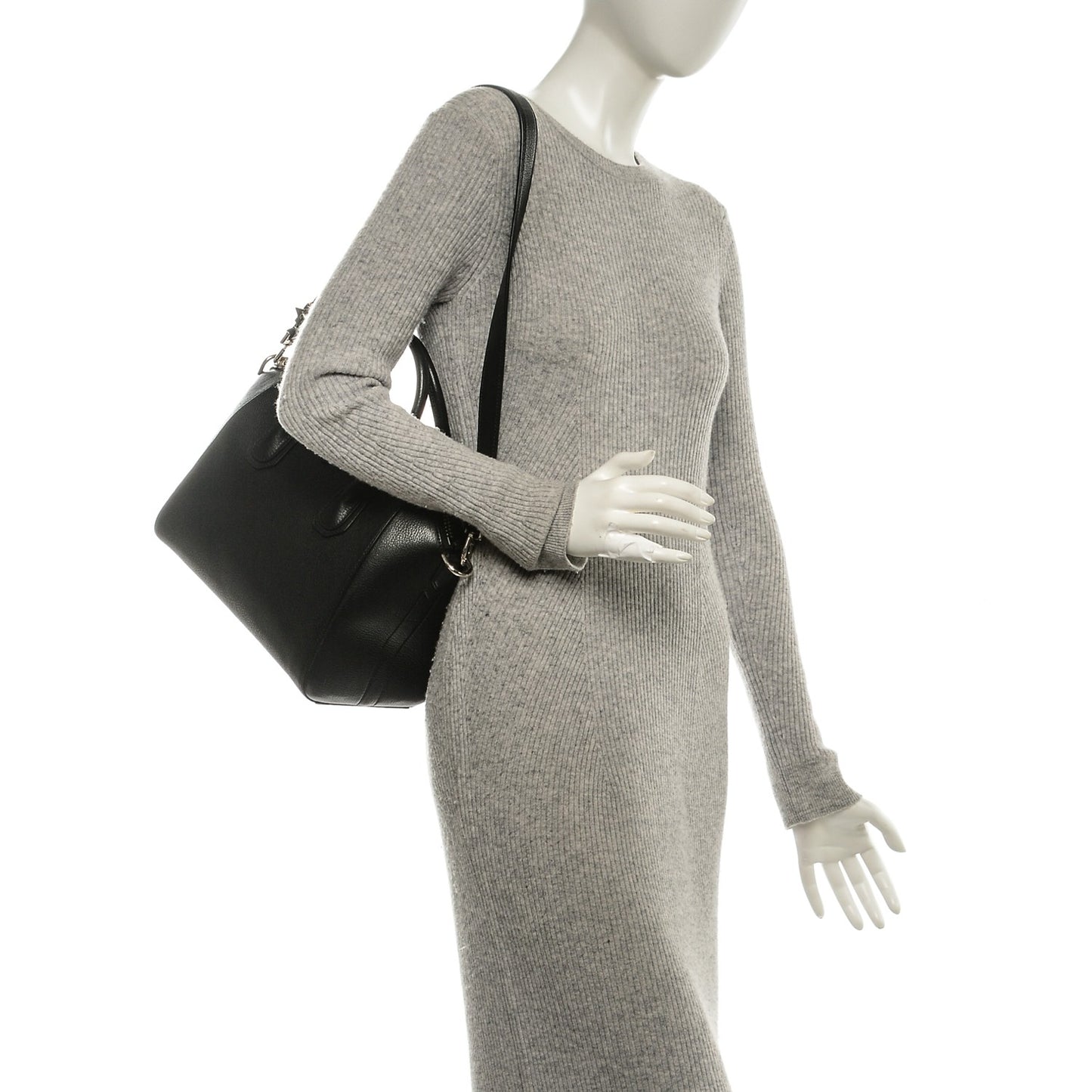 Sugar Goatskin Small Antigona Black