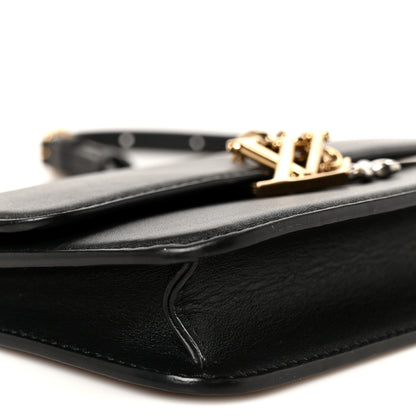 Louis Vuitton Calfskin LV Bloom Wallet On Chain Black 8 of 9